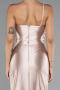Robe De Soirée Longue Beige ABU5022