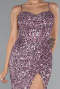 Robe De Soirée Squameuse Longue Poudre ABU4842