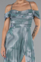 Robe de Soirée Longue Menthe ABU5148