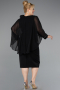 Robe De Fête Grande Taille Midi Noir ABK2383