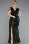 Robe De Soirée Grande Taille Longue Rinçage ABU4886