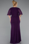 Robe De Soirée Grande Taille Longue Violet Foncé ABU2651