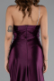 Robe de Soirée Longue Couleur Cerise ABU5022