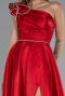 Robe De Soirée Longue Rouge ABU4782