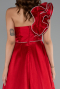 Robe De Soirée Longue Rouge ABU4782