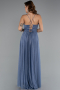 Robe de Soirée Longue Indigo ABU5175