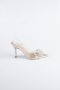 Chaussure de soirée Cuir Argent AB1145