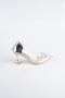 Stiletto Cuir Verni Or ABR1055