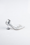 Stiletto Cuir Verni Argent ABR1055