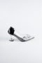 Stiletto Cuir Verni Noir ABR1055