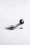 Stiletto Cuir Verni Noir ABR1055
