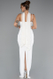 Robe de Soirée Longue Blanc ABU5181