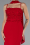 Robe de Soirée Longue Rouge ABU5181
