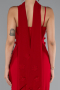 Robe de Soirée Longue Rouge ABU5181