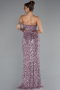 Robe de Soirée Longue Poudre ABU5185
