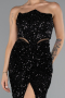 Robe de Soirée Longue Noir ABU5185