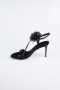 Chaussure De Soirée Satin Noir AB1144