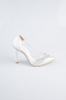 Chaussure Cuir Verni Blanc AB1150