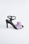 Chaussure de soirée Satin Noir AB1151