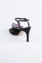 Chaussure de soirée Satin Noir AB1151