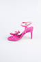 Chaussure de soirée Couleur daim Fushia ABN1151