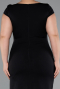Robe De Fête Grande Taille Midi Noir ABK2340