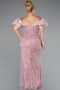 Robe De Fiançailles Grande Taille Perlé Longue Poudre ABU4788