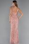 Robe de Soirée Longue Poudre ABU5213