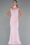 Robe de Soirée Longue Poudre ABU5216