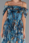 Robe De Soirée Longue Vert Pétrole ABU5133