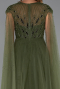 Robe De Soirée Longue Kaki ABU4707