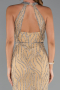 Robe de Soirée Longue Or ABU5213