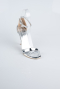 Chaussure de soirée Cuir Verni Argent ABR1157