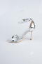Chaussure de soirée Cuir Verni Argent ABR1157