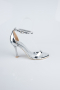 Chaussure de soirée Cuir Verni Argent ABR1158