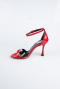 Chaussure de soirée Cuir Verni Rouge ABR1158