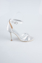 Chaussure de soirée Satin Argent ABS1155