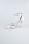 Chaussure de soirée Satin Argent ABS1155