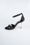 Chaussure de soirée Satin Noir ABS1155