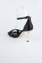 Chaussure de soirée Satin Noir ABS1155