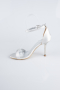 Chaussure de soirée Satin Argent ABS1157
