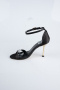 Chaussure de soirée Satin Noir ABS1157