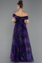 Robe de Soirée Longue Violet ABU5262