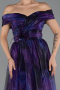 Robe de Soirée Longue Violet ABU5262