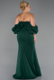 Robe De Soirée Grande Taille Longue Émeraude ABU4990