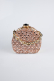 Sac de Soirée Luxe Pierreux Or-Rose séchée SH854
