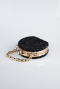 Sac de Soirée Luxe Pierreux Noir-Or SH854