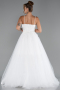 Robe de Soirée Longue Blanc ABU5279
