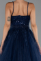 Robe de Soirée Longue Bleu Marine ABU5279