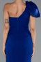 Robe De Cérémonie Midi Bleu Saxe ABK2249